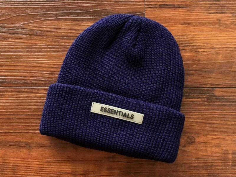 Essentials Classic Blue Beanie
